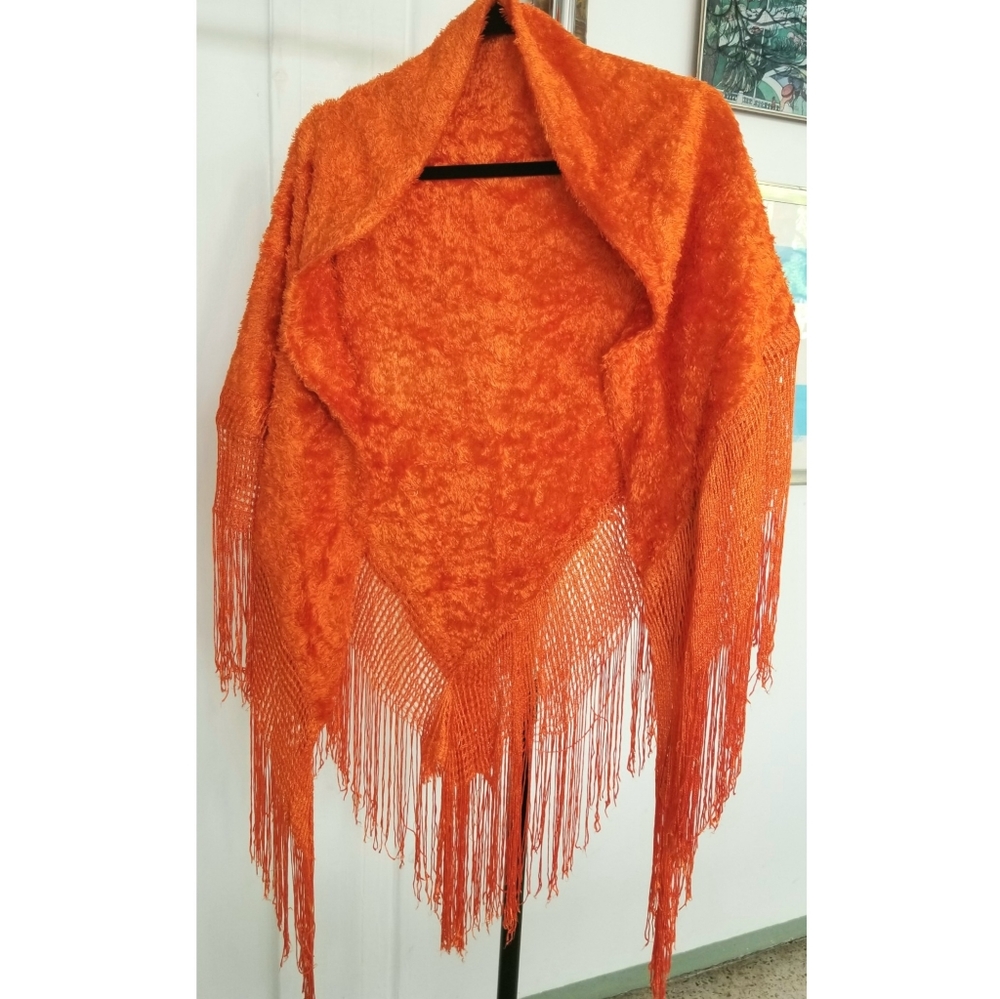 Vintage '69 Shag Shawl Wrap